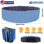 Foldable Pet Swimming Pool PVC Kiddie Baby Dog Swim Pool