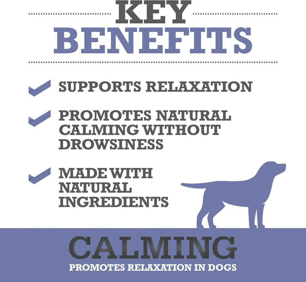 Calming Chews for Dogs – Plasma-Powered Soft Chews to Promote Relaxation and Calming Effect – Made with Natural Ingredients, Grain-Free - Suitable for All Breeds & Sizes – 60 Count