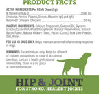 Hip & Joint Supplement for Dogs - Plasma Powered Soft Chews for Joint Health & Mobility – Fast-Acting with Collagen & Natural Ingredients for Dogs of All Breeds – 60 Chews