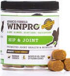 Hip & Joint Supplement for Dogs - Plasma Powered Soft Chews for Joint Health & Mobility – Fast-Acting with Collagen & Natural Ingredients for Dogs of All Breeds – 60 Chews