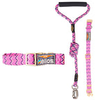 Dog Helios ® 'Dura-Tough' 2-in-1 Reflective Adjustable Fashion Dog Leash and Collar